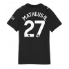 Manchester City Matheus Nunes #27 Bortatröja Kvinnor 2025-26 Korta ärmar Manchester City Matheus Nunes #27 Bortatröja Kvinnor 2025-26 Korta ärmar